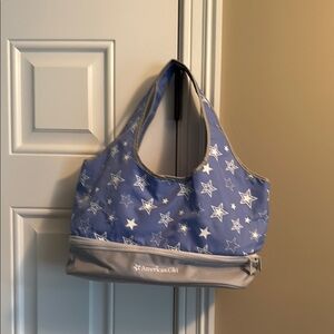 American Girl Blue and Gray Starry Tote